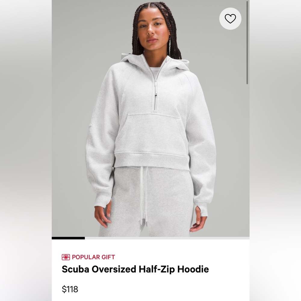 Lululemon Scuba Oversized Half-Zip Hoodie